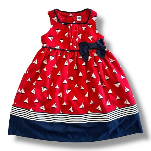 Janie & Jack | Sailboat Dot Dress (2T) ⛵️ - Picture 1 of 6